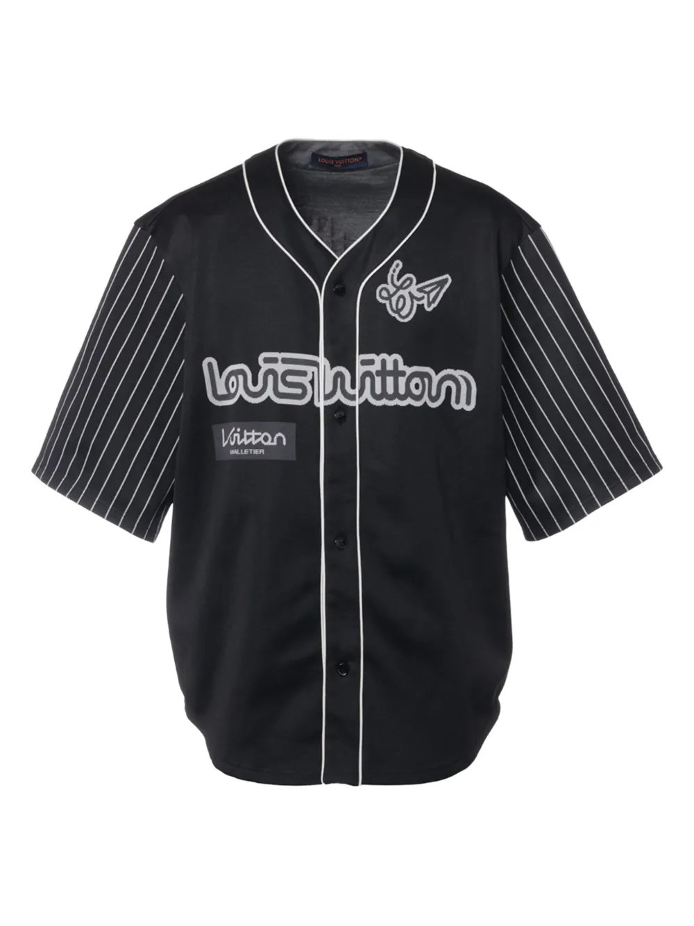 Louis Vuitton Logo-print Baseball Shirt