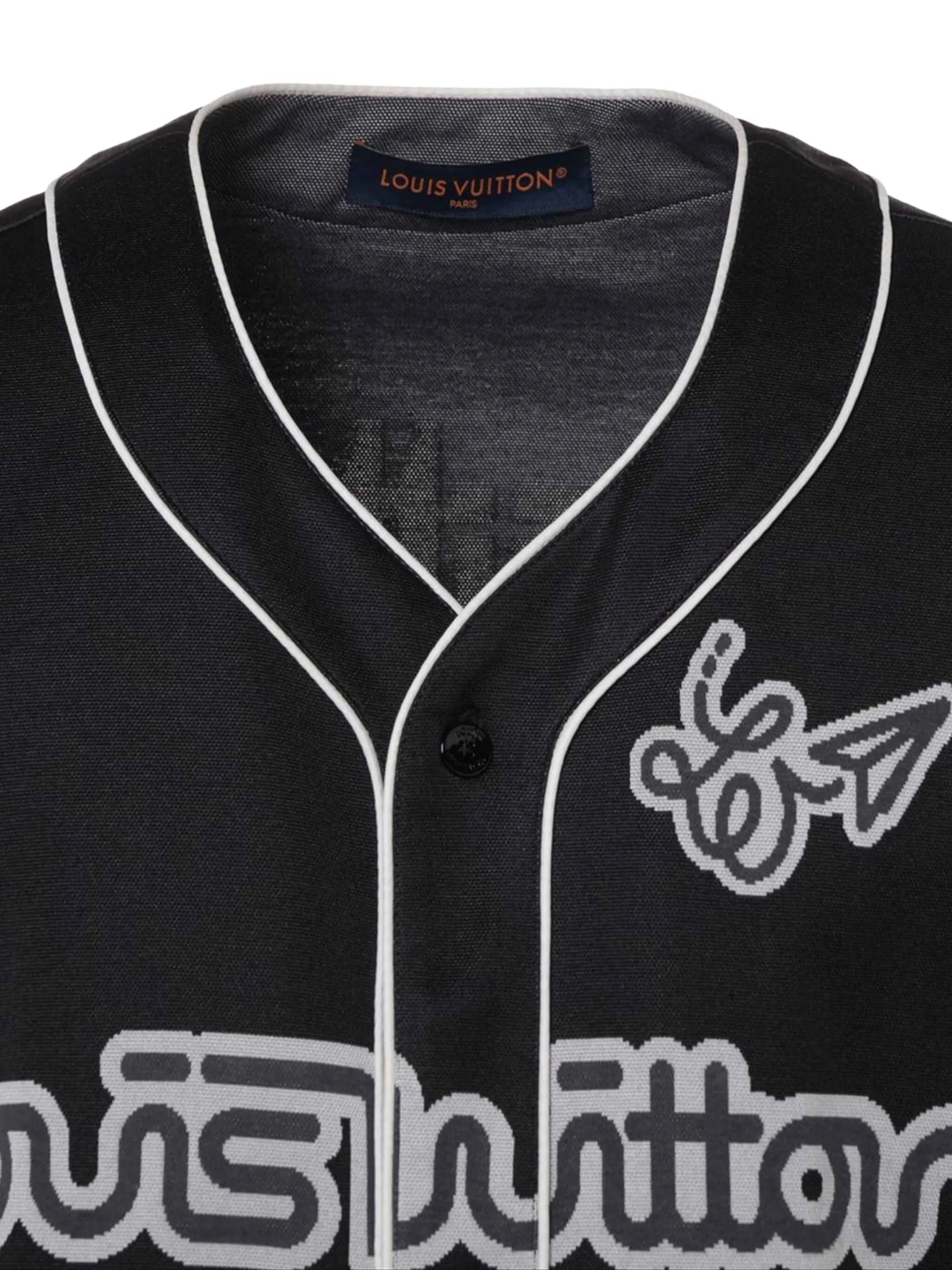 Louis Vuitton Logo-print Baseball Shirt