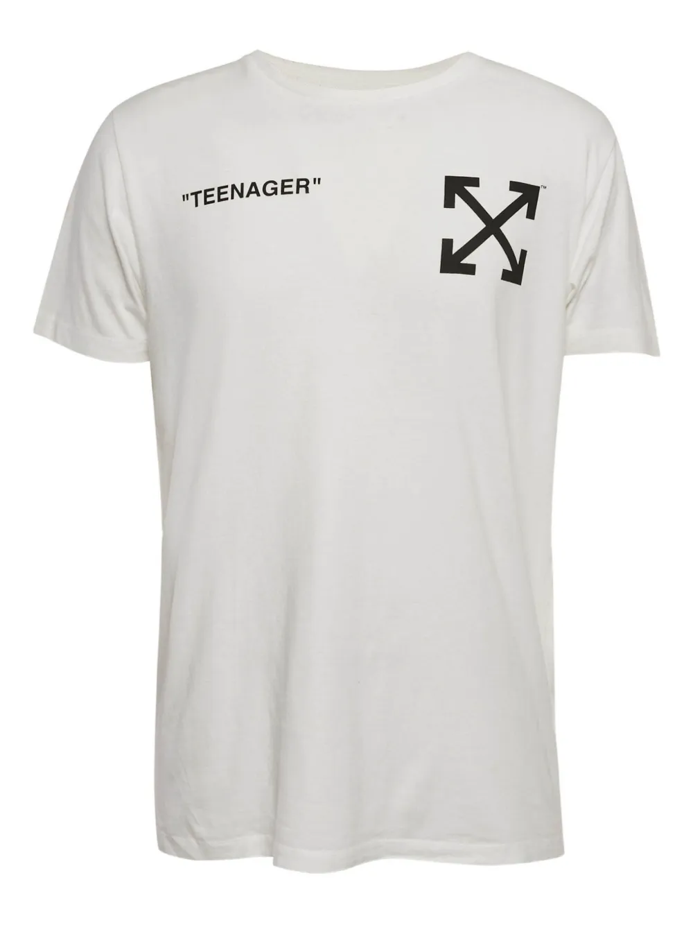 Off-White White Fabric T-shirt