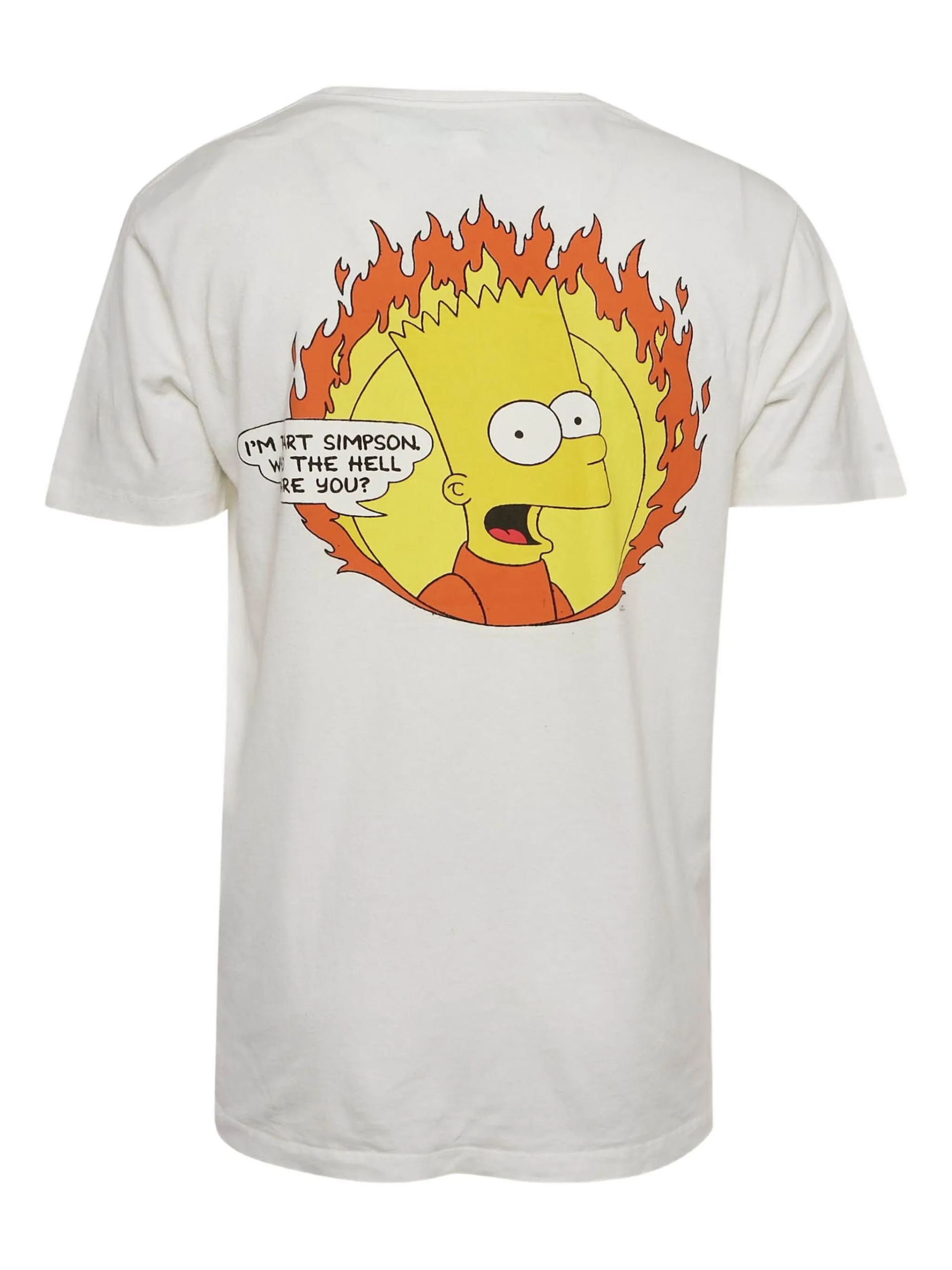Off-White White Fabric T-shirt