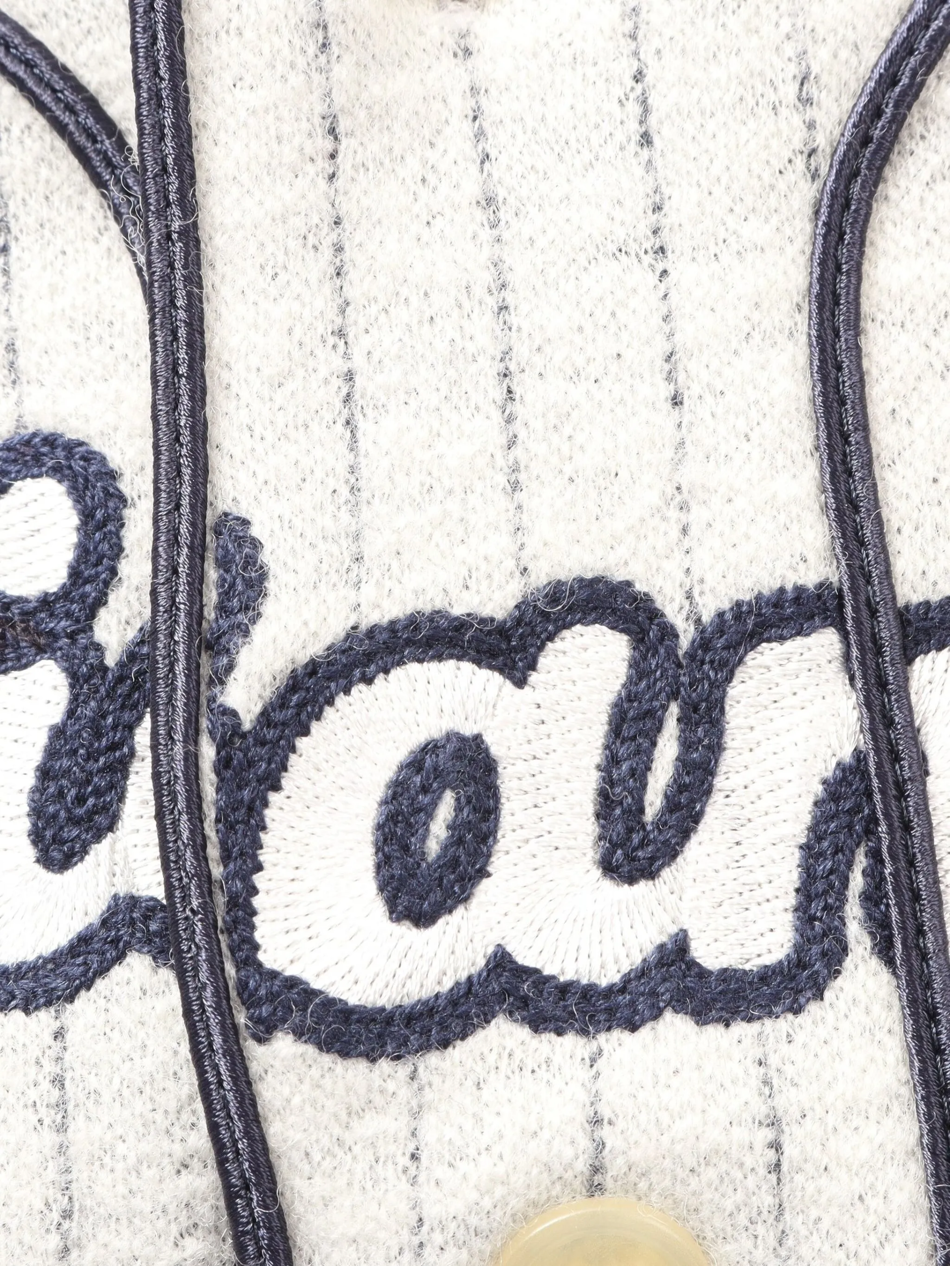 Dior 2010s Embroidered Striped Shirt