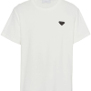 Prada Triangle-logo Terry T-shirt