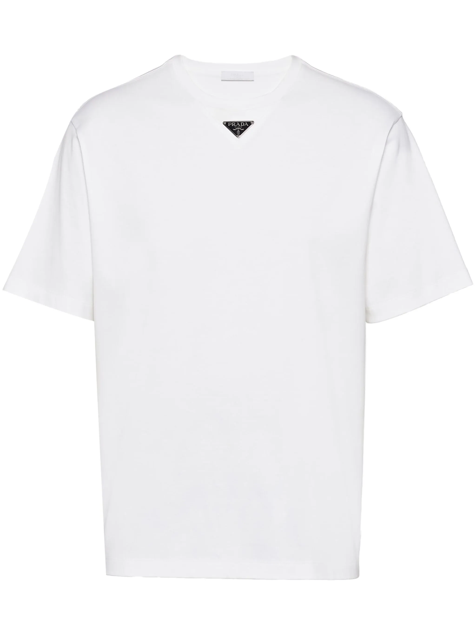 Prada Triangle-logo Cotton T-shirt