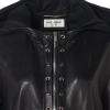 Saint Laurent 2017 Hooded Leather Hoodie
