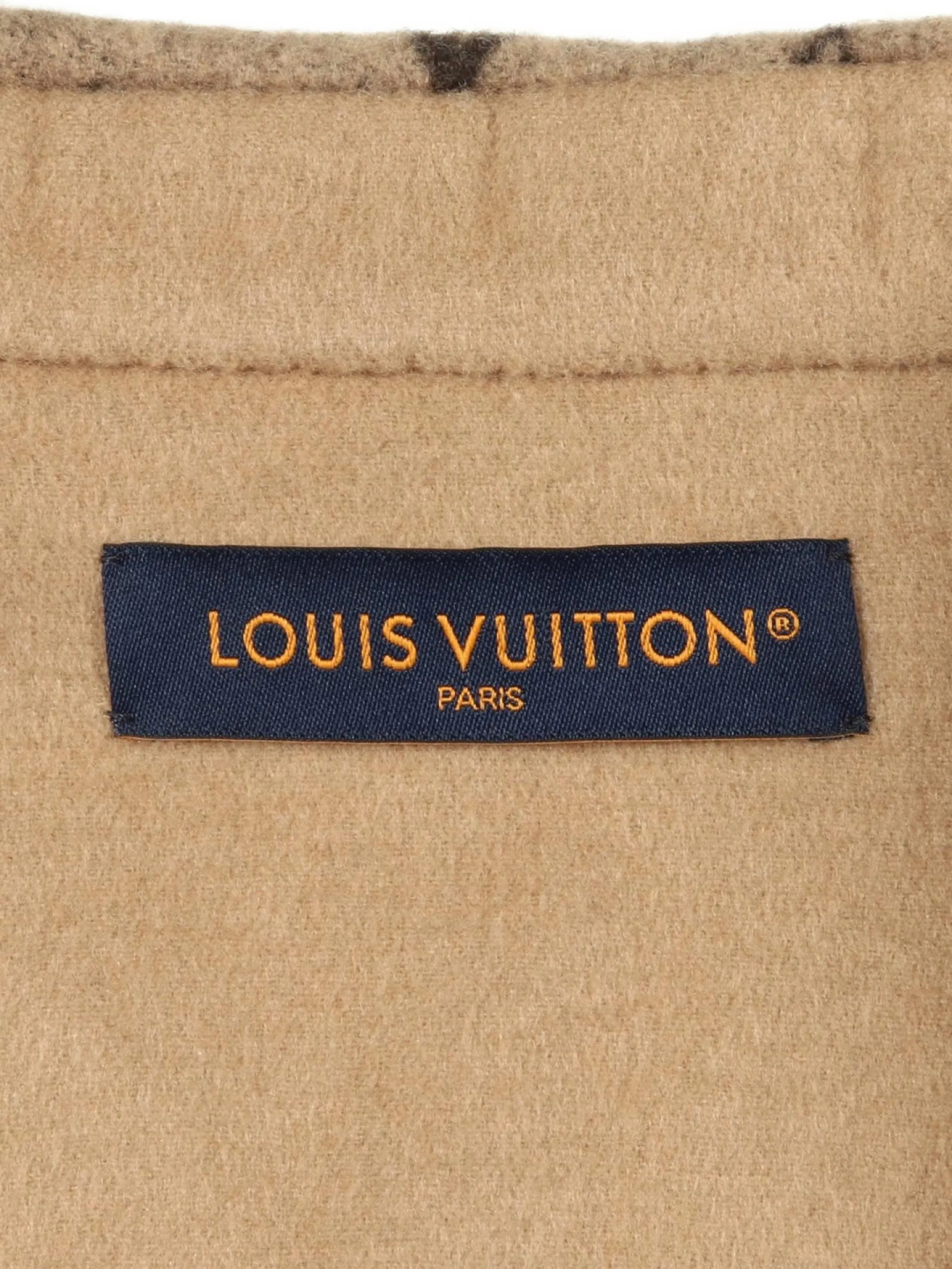Louis Vuitton 2010s Monogram Buttoned Shirt Jacket