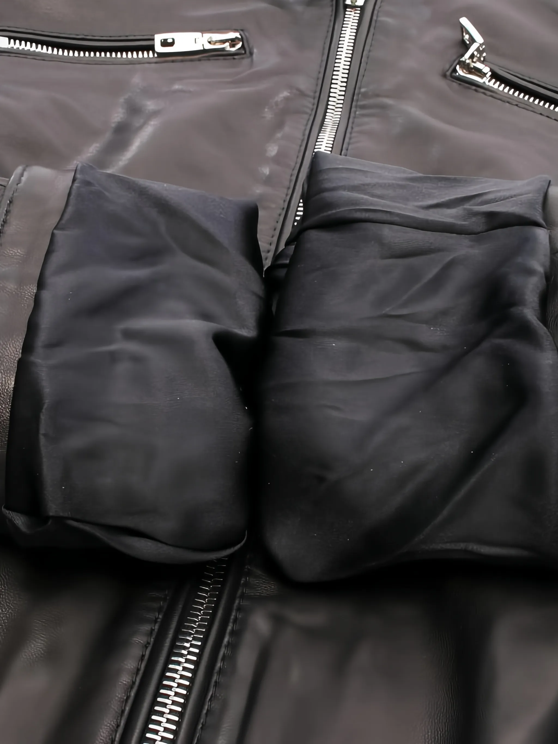 Dolce & Gabbana 2010s Zipped Lambskin Biker Jacket