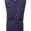 Hermès Fold-Collar Sleeveless Top