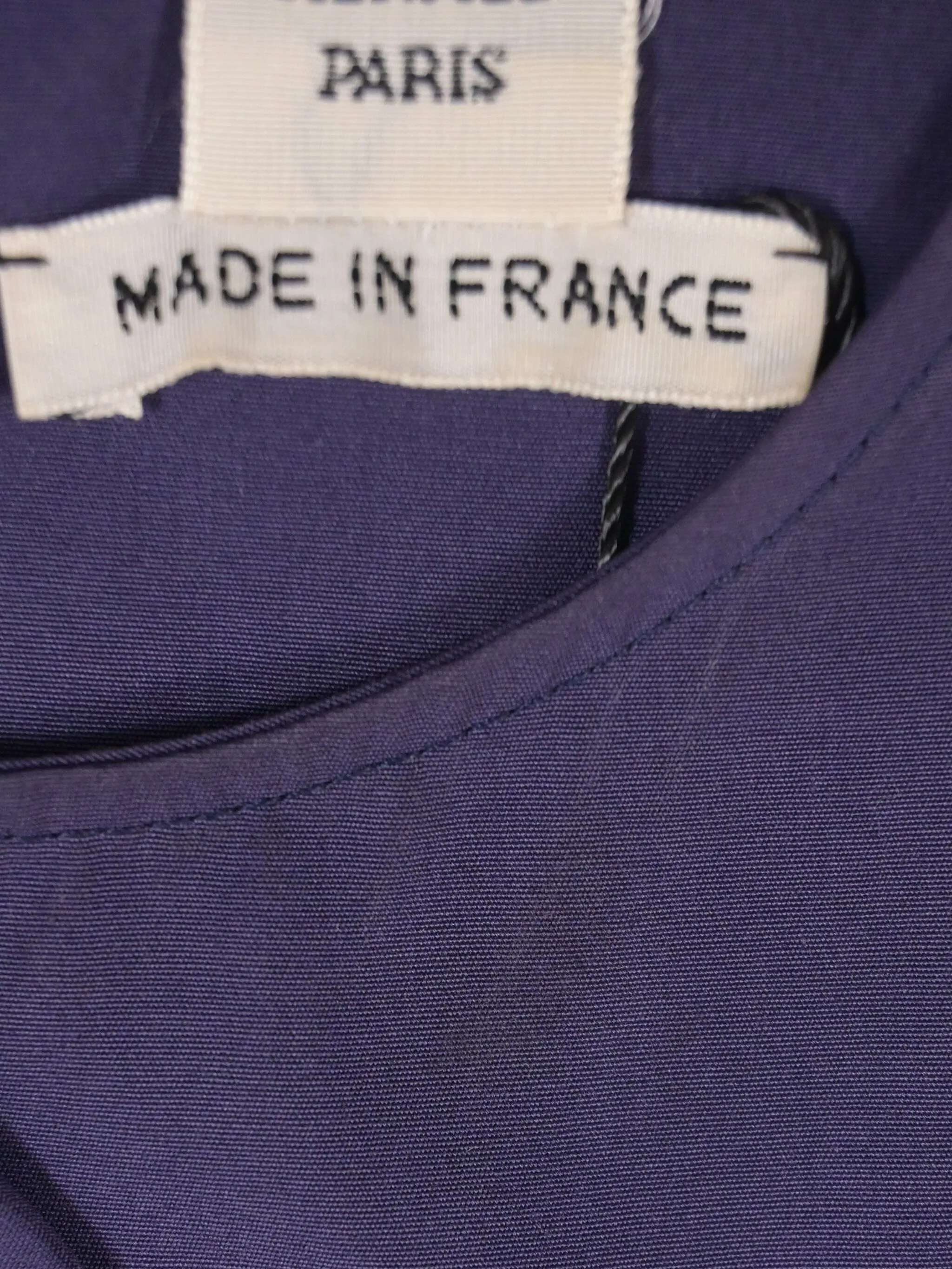 Hermès Fold-Collar Sleeveless Top