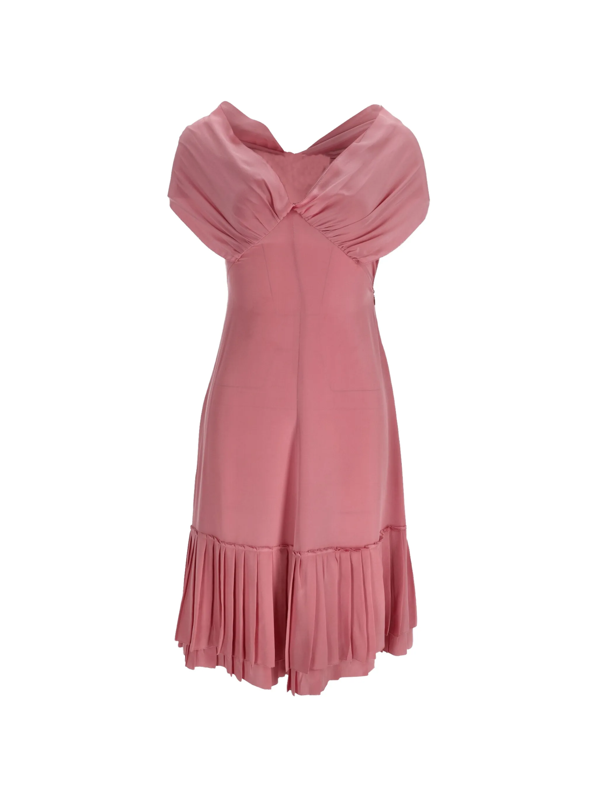 Prada Pleated Midi Dress