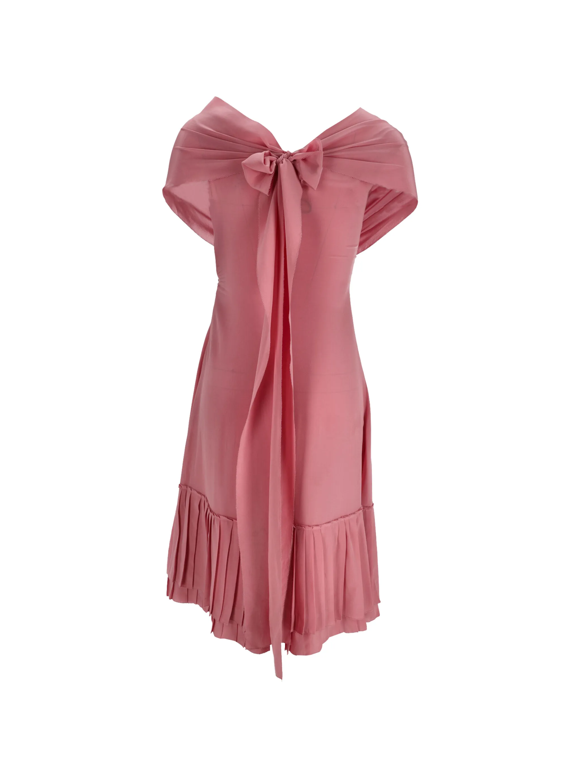 Prada Pleated Midi Dress