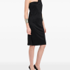 Versace 1990s One-Shoulder Midi Dress