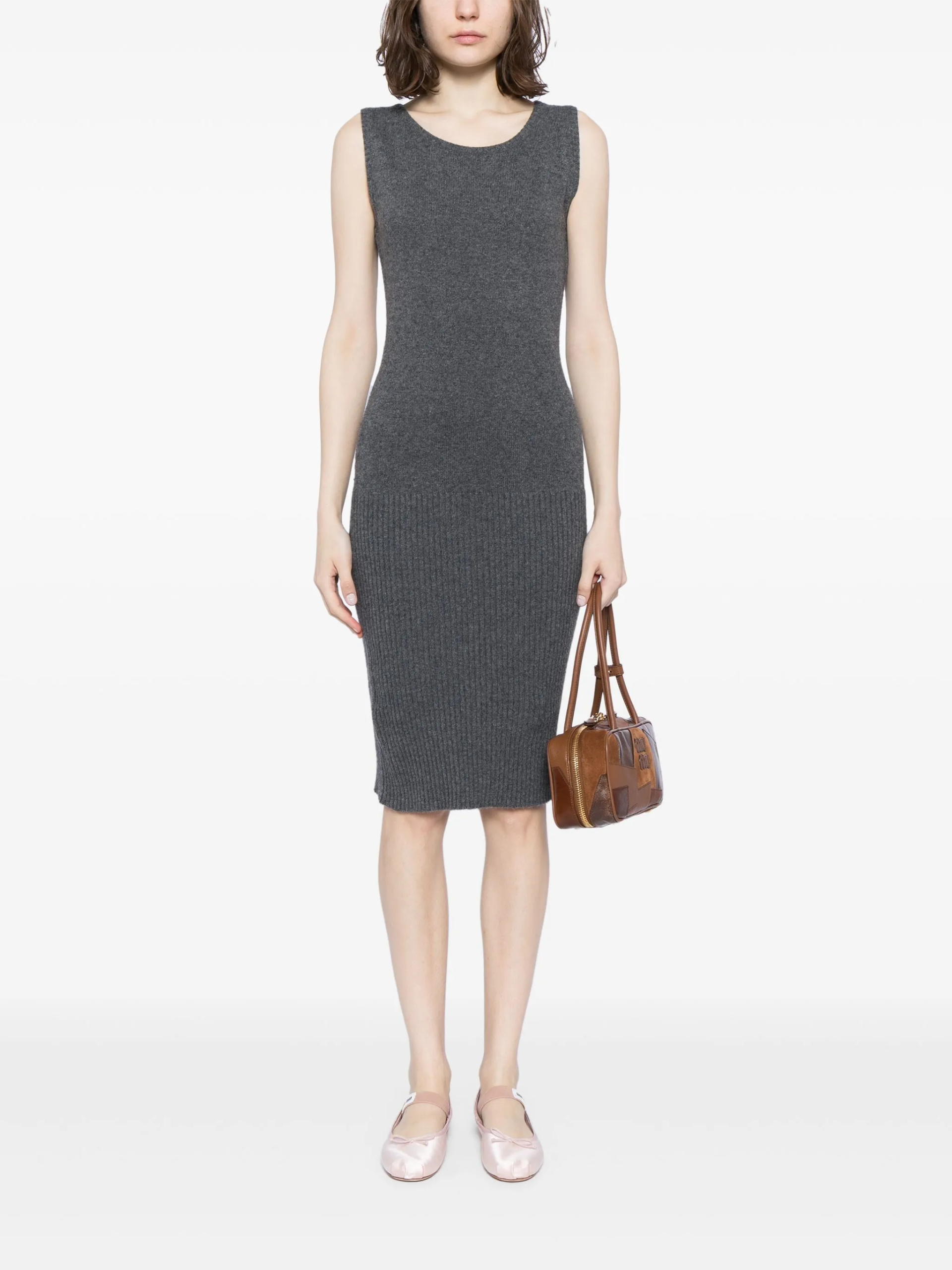 CHANEL 2000s Knitted Cashmere Dress