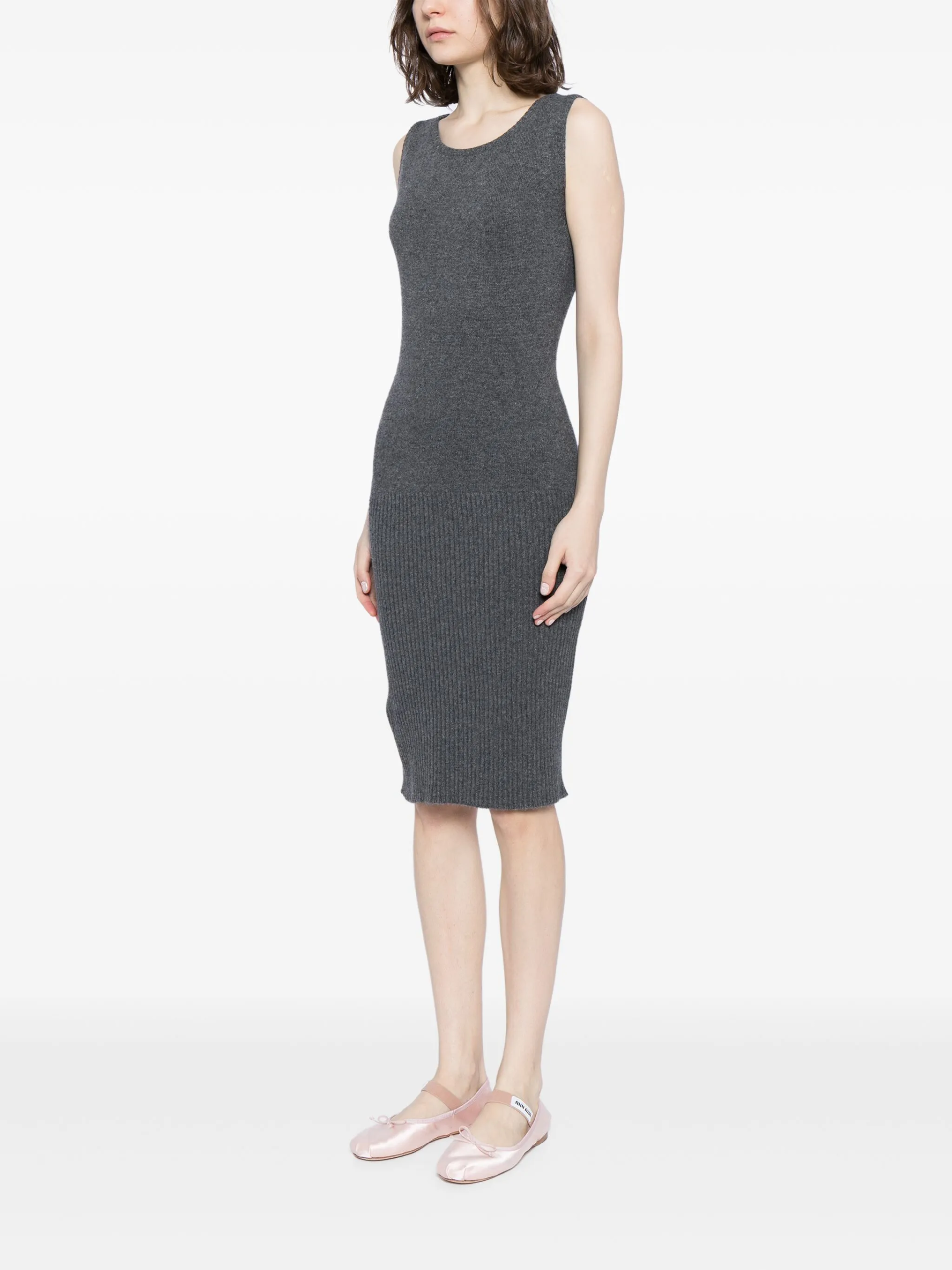 CHANEL 2000s Knitted Cashmere Dress