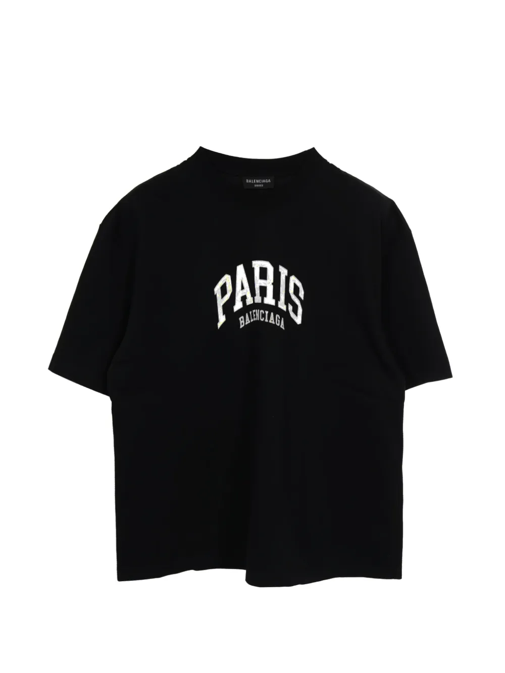 Balenciaga Cities Paris Crew-Neck Short-Sleeve T-Shirt