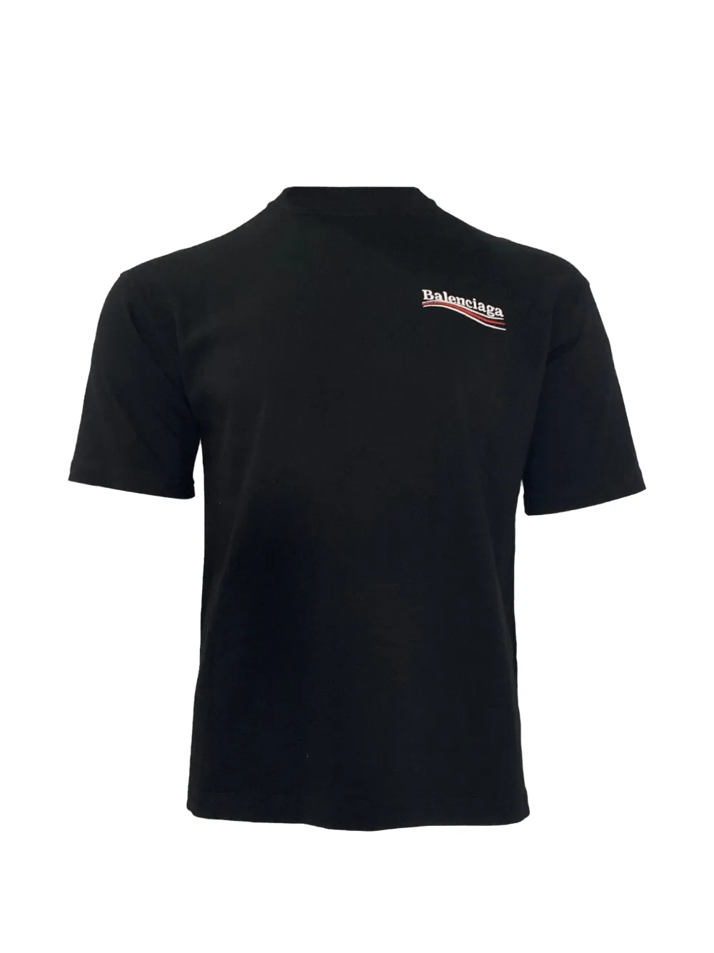 Balenciaga Logo Mock-Neck T-Shirt