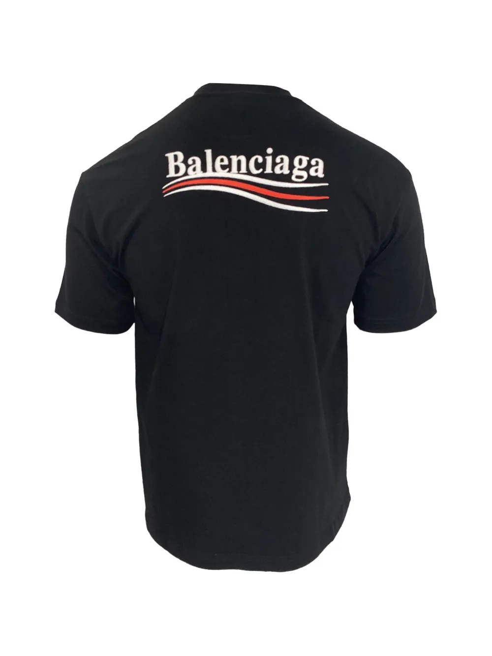 Balenciaga Logo Mock-Neck T-Shirt
