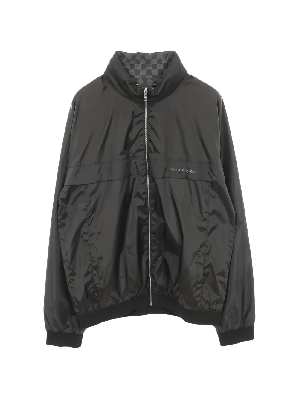 Louis Vuitton Damier Graphite Reversible Hooded Zip-Up Jacket