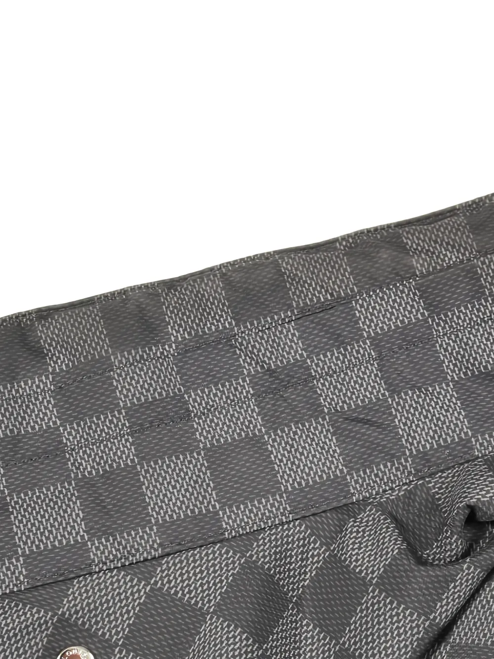Louis Vuitton Damier Graphite Reversible Hooded Zip-Up Jacket